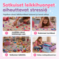 Tyttöjen kauneushoitolasileikkisetti nukkeineen ja kauneustarvikkeineen