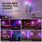 RGB LED -pyörivä kristallitaikapallo -lava -valo