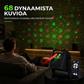 🔥-50 % ALENNUS✨Ladattava iltalaservalo🔋Kaukosäädöllä, valotehosteita juhliin ja iltoihin