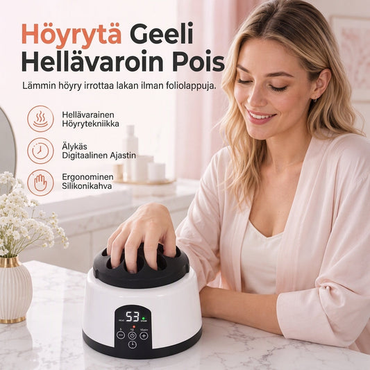 36W Sähköinen höyrykynsilakkapoistokone Ammattimainen geelilakan ja akryylin poistolaite manikyyriin
