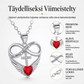 ✨2026 Alennus – yli 36 000 myytyä! 💖 Infinity Heart Cross Korusetti siipirisupäivällä – usko ja ikuinen rakkaus ✨