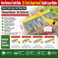 New multi-functional agricultural hoe and weeding tool: detachable spike rake, field tiller, hoe, spike rake, grass rake, eight-tine rake