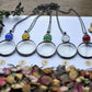 Ketting met vergrootglas hanger