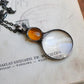 Ketting met vergrootglas hanger