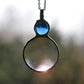Ketting met vergrootglas hanger