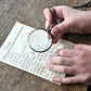 Ketting met vergrootglas hanger