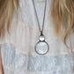 Ketting met vergrootglas hanger