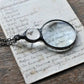 Ketting met vergrootglas hanger